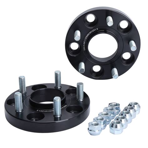 4pc 20mm Fit Civic Crv Wheel Spacers Hubcentric 5x45 5x1143mm 12x15