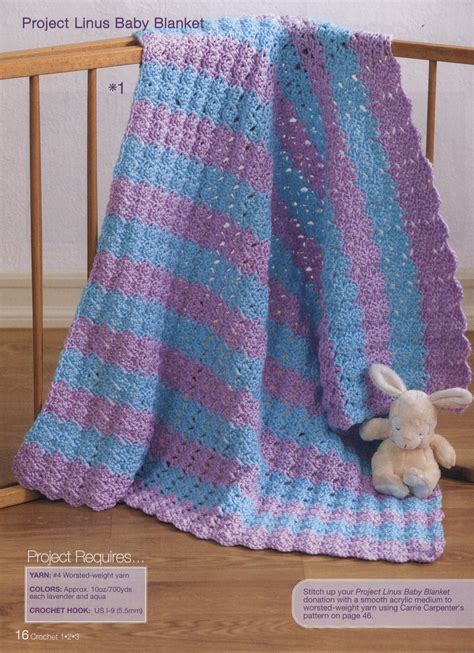 Blue And Purple Baby Blanket Crochet Pattern ⋆ Crochet Kingdom