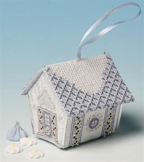 Fondant Icing Gingerbread House 3d Cross Stitch Kit Only £1570