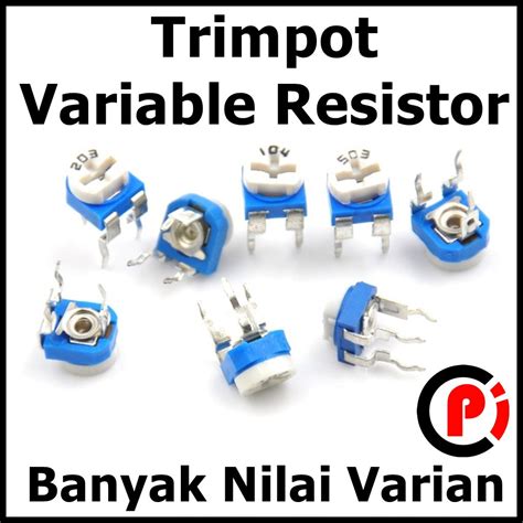 Jual Vr Variable Resistor Trimpot Vertical Banyak Nilai Varian Shopee