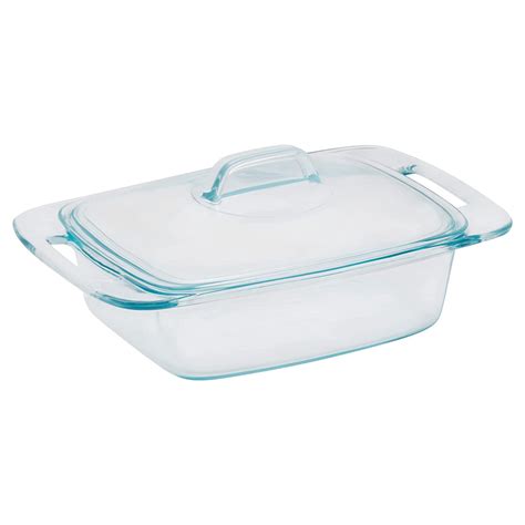 Buy Pyrex Easy Grab 2 Qt Glass Casserole Dish With Lid Tempered Glass Baking Dish With Large