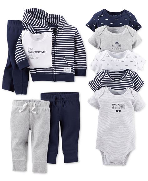 Carters Baby Boys Clothing Set Bodysuits And Pants Carters Baby