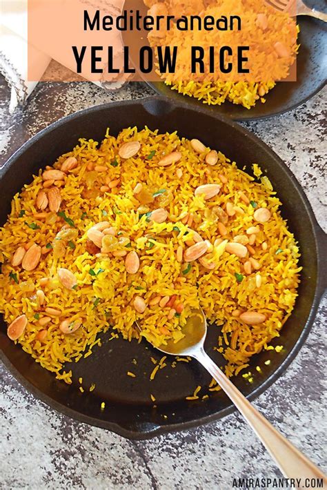 The most important thing was using saffron rice instead of bismati rice. Yellow rice | Recipe | Rice side dishes, Side dishes easy, Egyptian food