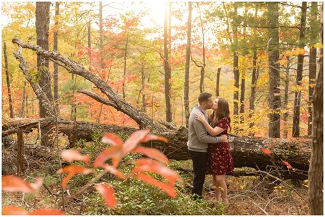 Spectacular Red River Gorge Fall Engagement Session On Auxier Ridge