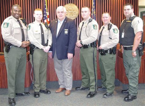 Sheriff Issues Oath Of Office To New Deputies And Detention Officer