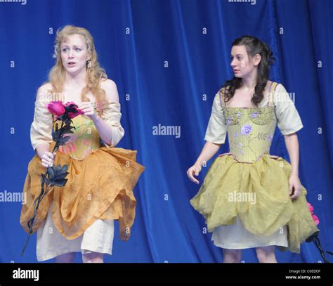 Laura Rogers And Pippa Nixon Performing In A Midsummer Nights Dream