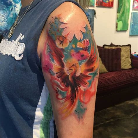 50 Fiery Phoenix Tattoo Ideas That Will Set You Ablaze