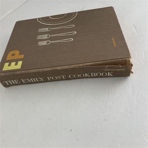 Rare Vintage Emily Post Cookbook Edwin Post Jr Funk And Wagnalls 1951 Signed Ebay