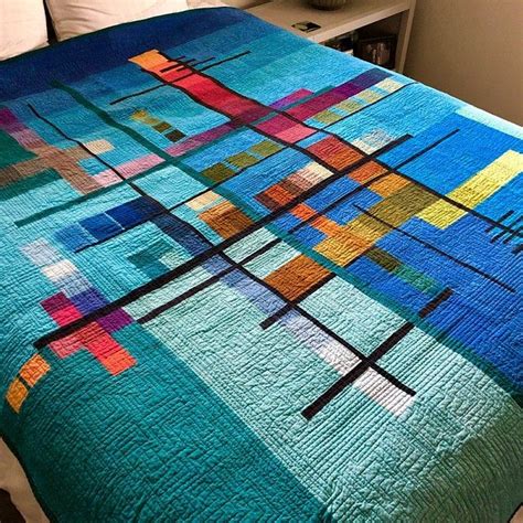 Mid Century Modern Quilt Take 2 Made To Order Etsy Canada Quilts