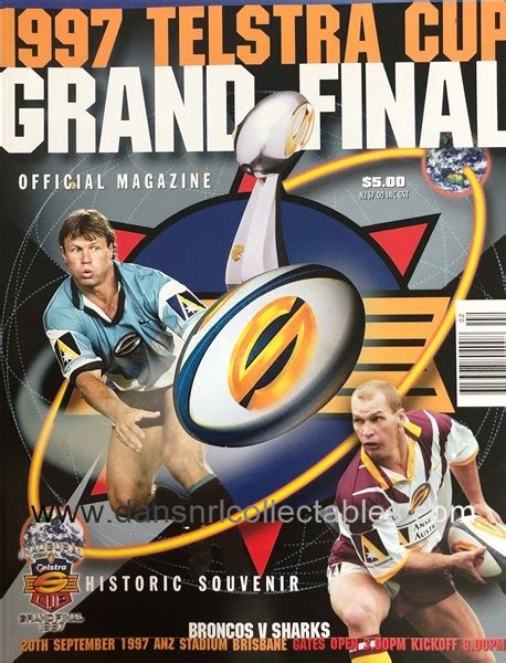 Πρωταθλητής super league k19 o παοκ. 1997 Super League Magazine, no. 31, Brisbane v Cronulla ...
