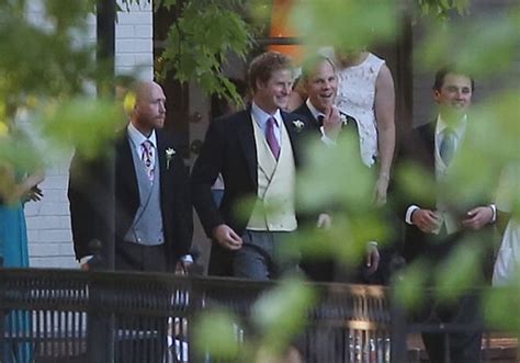 in pictures princes harry and william at guy pelly s wedding