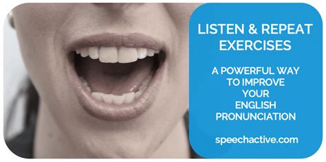 English Pronunciation Exercises With Voice Recorder