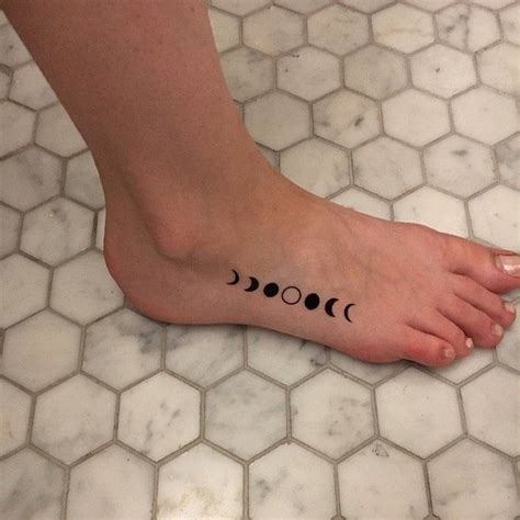 Set Of Two Moon Phase Temporary Tattoos Moon Temporary Etsy Dope
