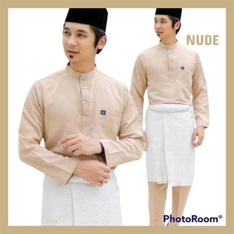Ready Stock Baju Melayu Nude Baju Melayu Modern Baju Melayu Cekak