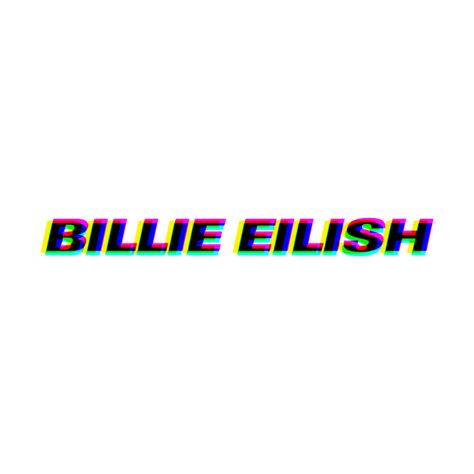 Billie Eilish Font Png