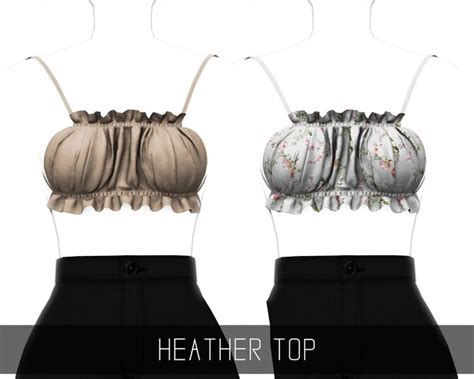 Heather Top At Simpliciaty Sims 4 Updates