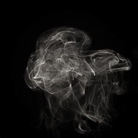 Black And White Abstract Smoke Photography Modern