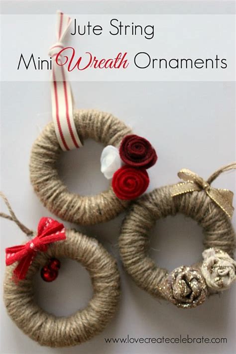 yarn wreath party favors clean  scentsible