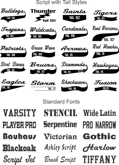 Number Font Styles Numbers Font Softball Jerseys Baseball Uniforms