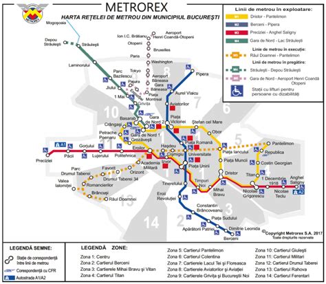Harta Metrou Bucuresti