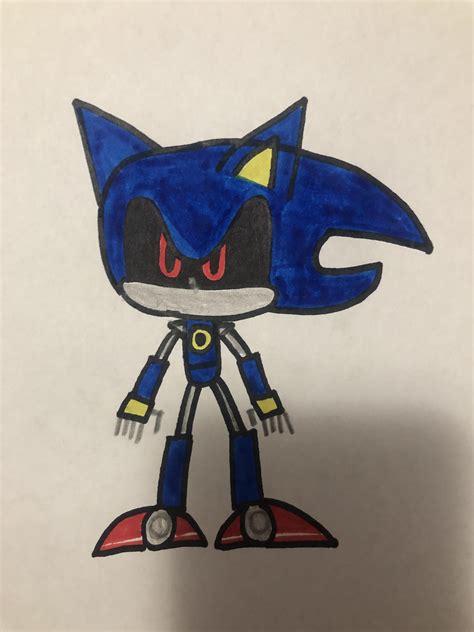 My Metal Sonic Drawing Rsonicthehedgehog