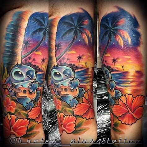 Lilo And Stich Tattoo By Kris D Limited Availability At Revival Tattoo