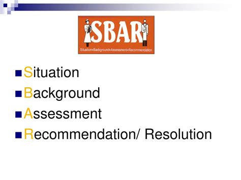 Ppt Sbar Improving Communication Powerpoint Presentation Free