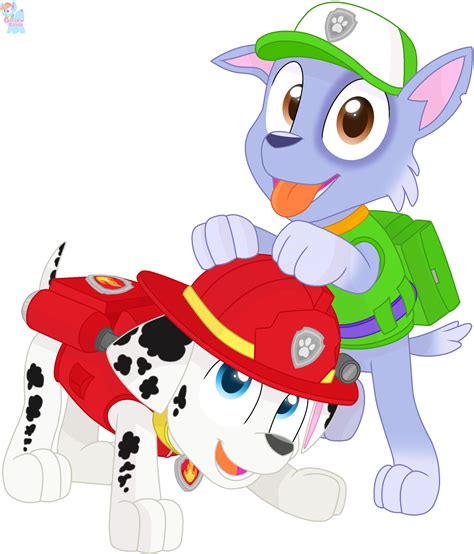 Marshall and Rocky Paw Patrol relationships | Marshall paw patrol, Paw patrol, Paw patrol rocky
