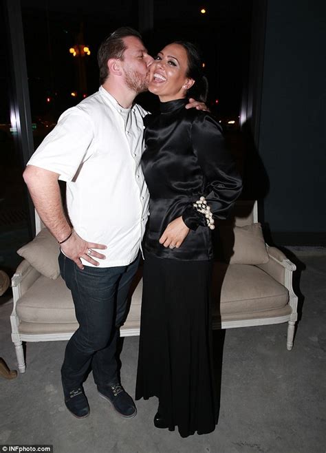 Manu Feildel And Real Housewife Of Melbourne Lydia Schiavello Pucker Up