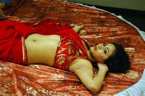 Sada Latest Hot Navel Show Stills In Red Saree Tollywood Picture Spotlite