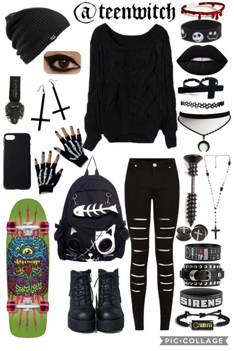 Tomboy Cute Emo Outfits