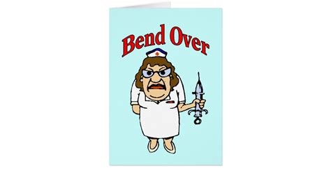 Bend Over Get Well Card Zazzle