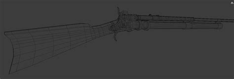 Artstation Steampunk Weapon Musket Game Assets