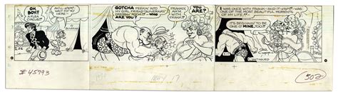 Lot Detail Lil Abner Sunday Strip Hand Drawn By Al Capp From 17