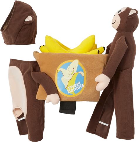 Frisco Monkeys Carrying Bananas Dog And Cat Costume X Large