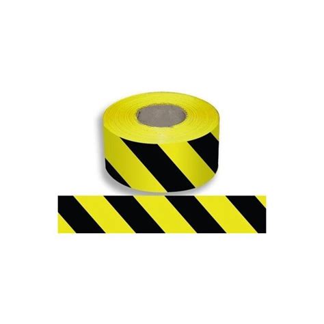 Warning Tape Yellow And Black Medium Size