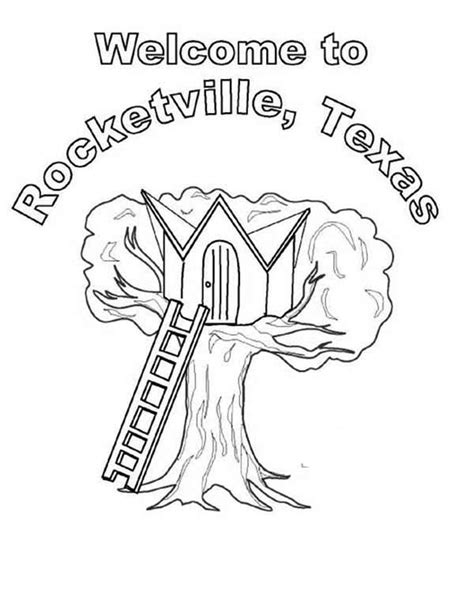 Tree house drawing house clipart fairy tree houses copic markers distress markers colouring techniques doodle drawings digi stamps fairies garden did a lot of copic coloring this past weekend. Rocketville Treehouse Coloring Page : Color Luna
