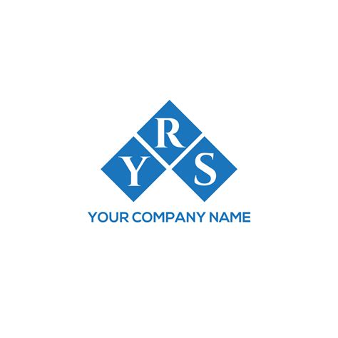 Yrs Creative Iniciales Carta Logo Concepto Yrs Letter Designyrs