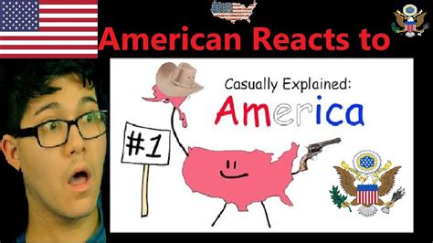 American Reacts To Casually Explained America Reaction Youtube