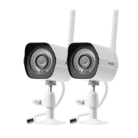 Zmodo 1080p Full Hd Outdoor Wireless Security Camera System 2 Pack Smart Home Indoor Outdoor