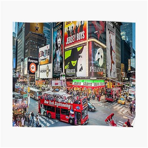 Broadway Musical Collage Posters Redbubble