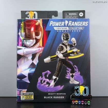 Pre Order Power Rangers Lightning Collection Remastered Black Ranger