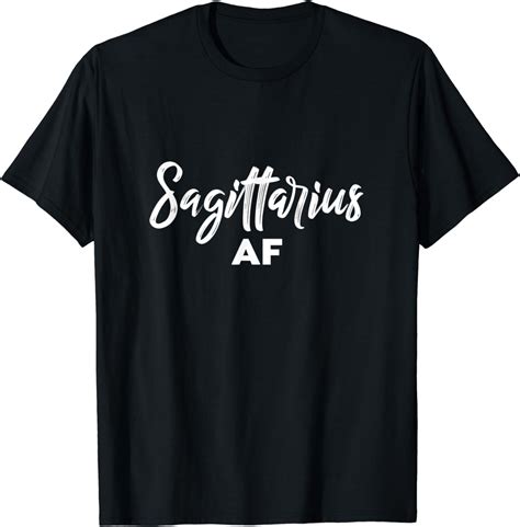 Sagittarius AF Sagittarius Astrology Sign Birthday Month T Shirt