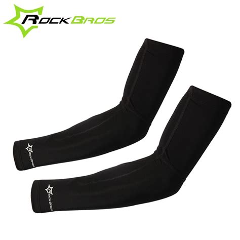 Rockbros Unisex Summer Bike Lycra Cycling Arm Sleeves Uv Protection Arm Sleeves Breathable