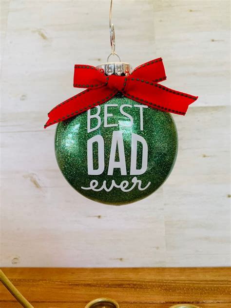 Best Dad Ever Ornament / Dad Christmas Ornament / Dad Gift/ | Etsy