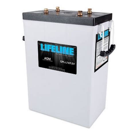 Lifeline 2v 1200 Ah Deep Cycle Sealed Agm Battery Gpl L16t
