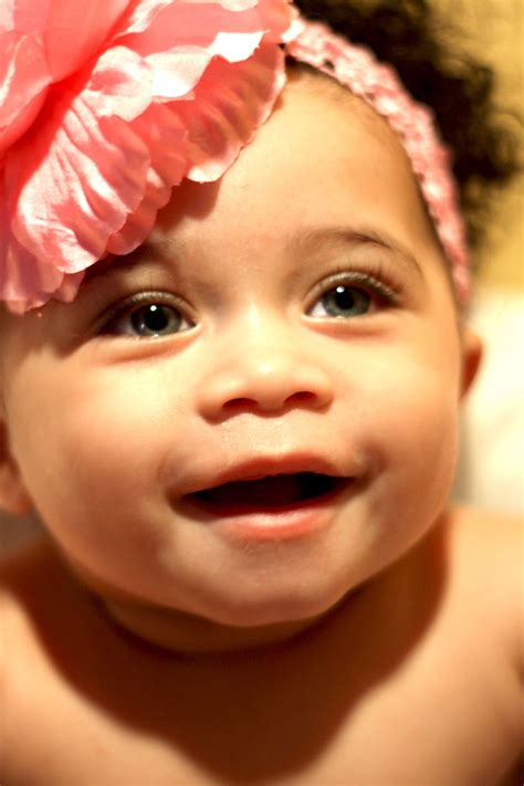 Black hair is literally different than all other hair. baby girl, mixed baby, blue eyes | My Photography ...