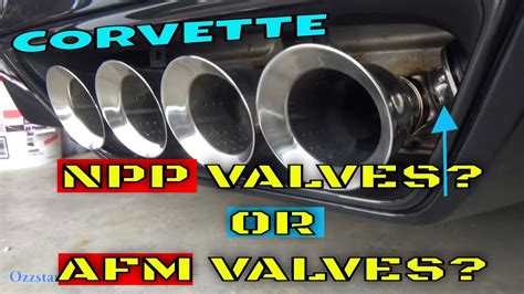 Corvette Exhaust System Valves Npp And Afm Youtube