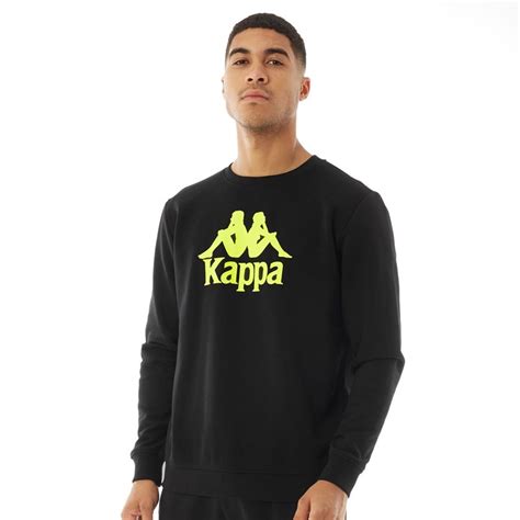 Kappa Sweat Authentic Eslogari Logo Homme Noir