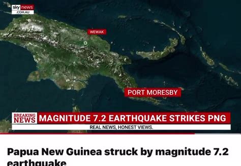 Papua New Guinea Struck By 72 Magnitude One News Page Video